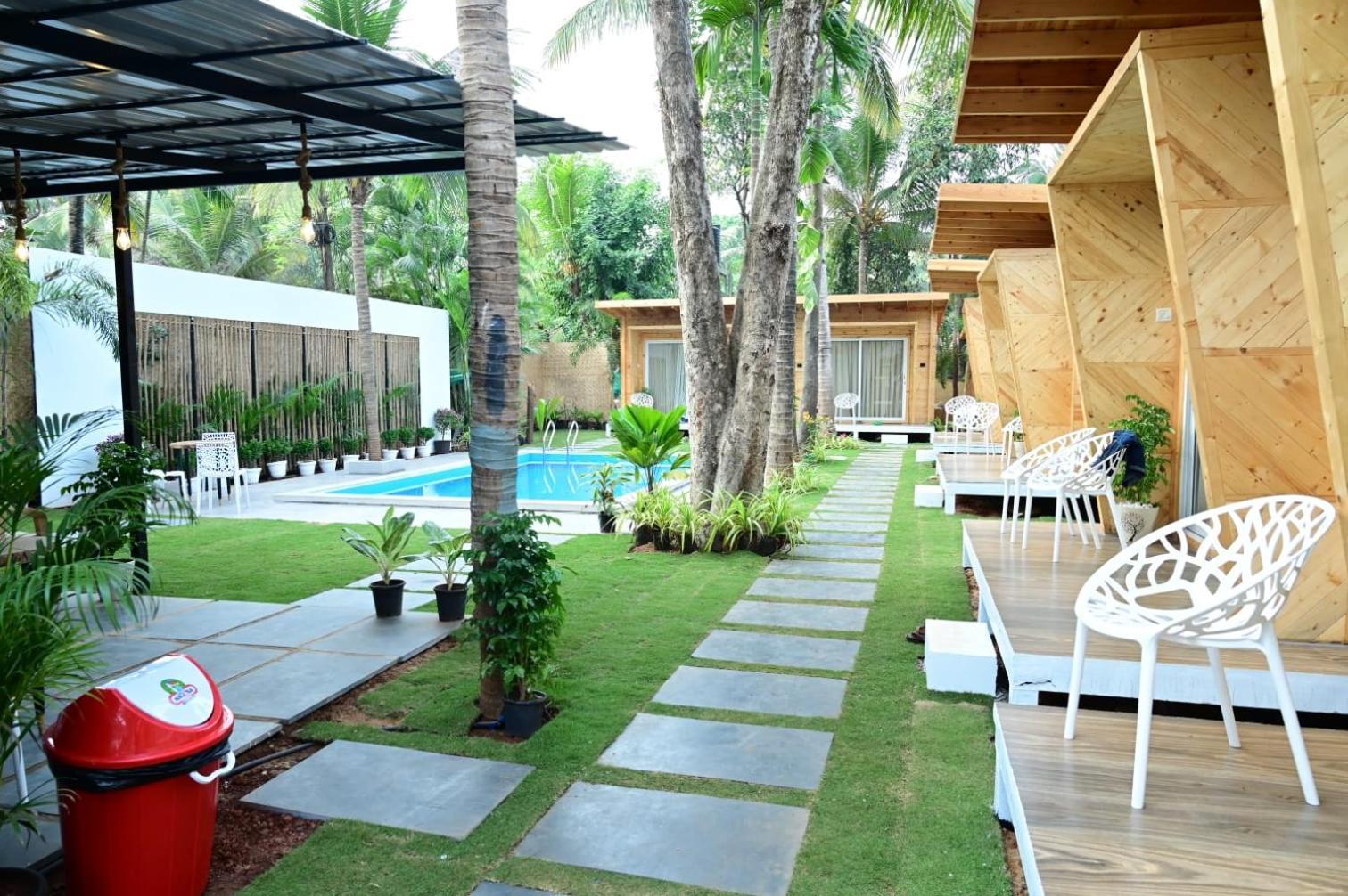 The Nine Beach Resort Patnem Beach Exterior foto